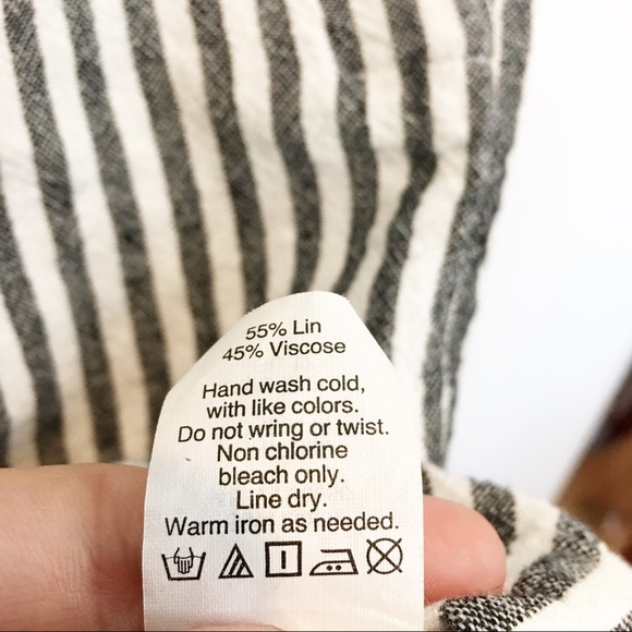 Madewell Linen Blend Button Back Shift Dress Sz XL - Picture 11 of 11